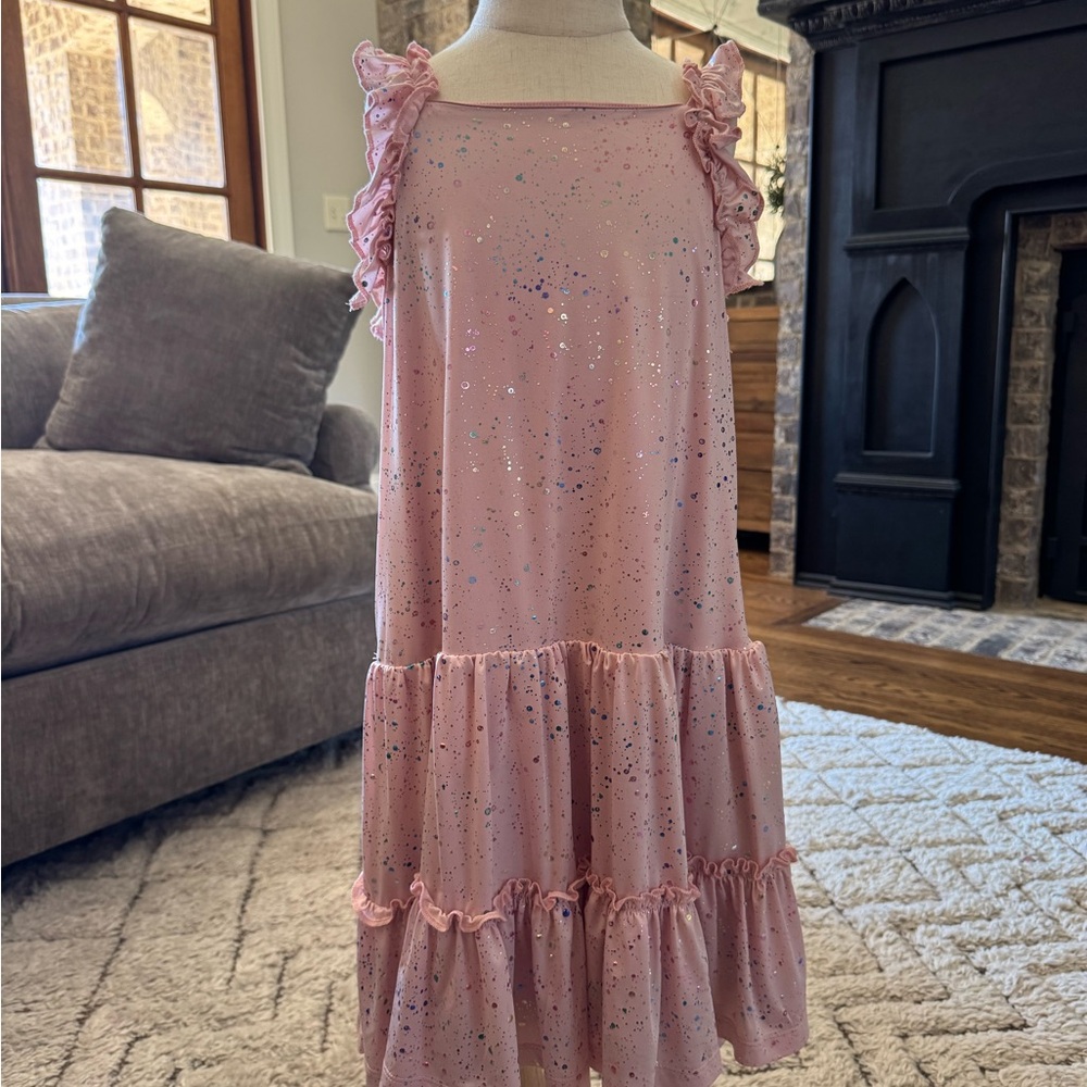 Isobella & Chloe Sparkling Pink Dress
